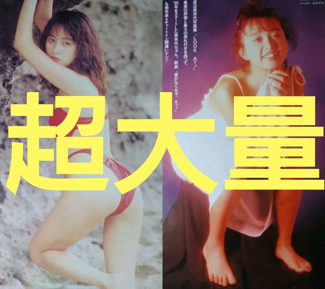 渡辺美奈代　超大量　236P ファイル　4冊　切り抜き　1986年〜1992年