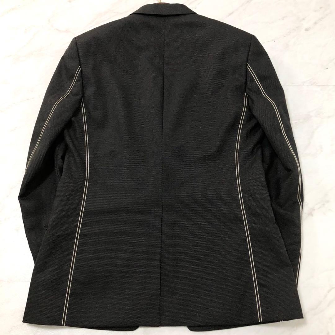 希少✨ポールスミスコレクション シングルスーツ 裏地総柄 サイドステッチ 黒