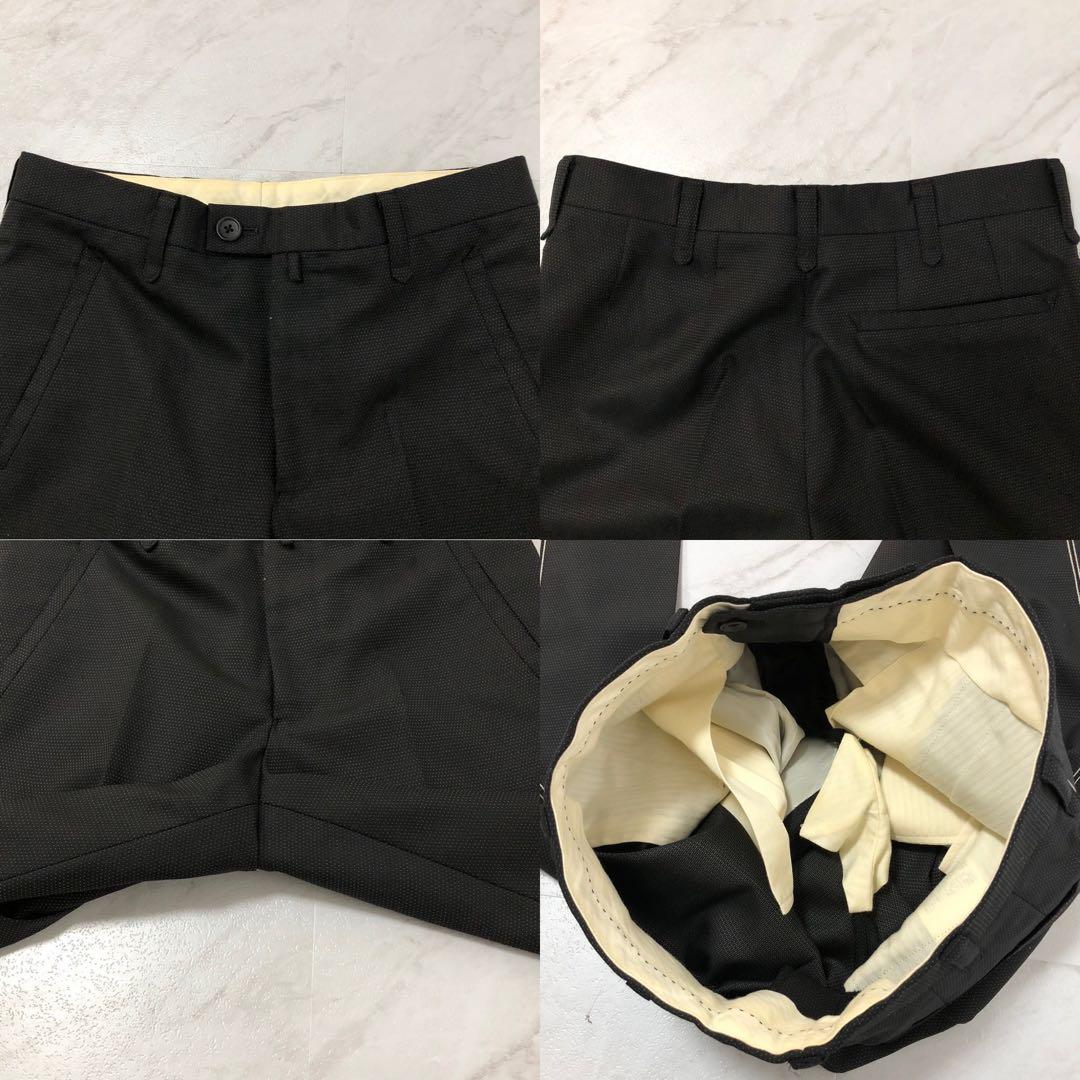 希少✨ポールスミスコレクション シングルスーツ 裏地総柄 サイドステッチ 黒