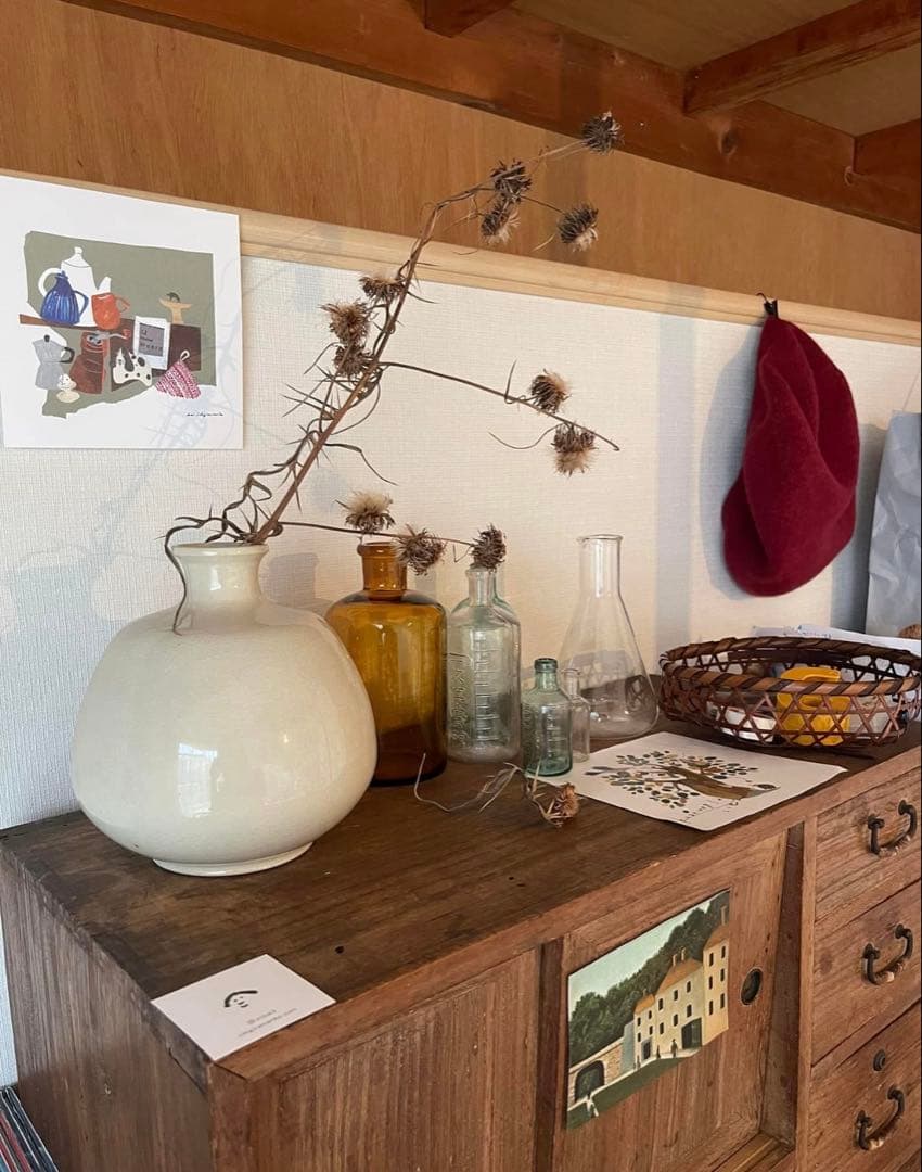 m*a様 昭和レトロ 古道具　水屋箪笥 引き戸付き 収納箪笥 小引き出し　アンテ