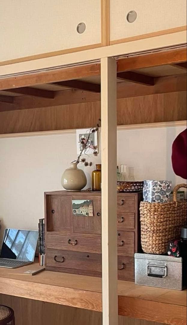 m*a様 昭和レトロ 古道具　水屋箪笥 引き戸付き 収納箪笥 小引き出し　アンテ