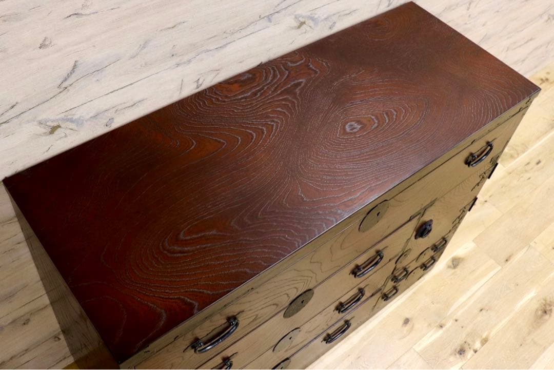 GMHN362○青木産業 江戸 整理箪笥 時代箪笥 チェスト 整理タンス 和家具
