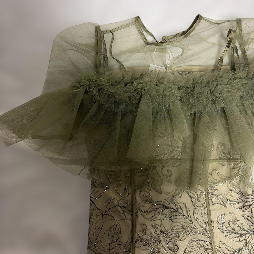 あ*さ様 Leja 3WAY フラワーチュールアシンメトリーIラインワンピースド