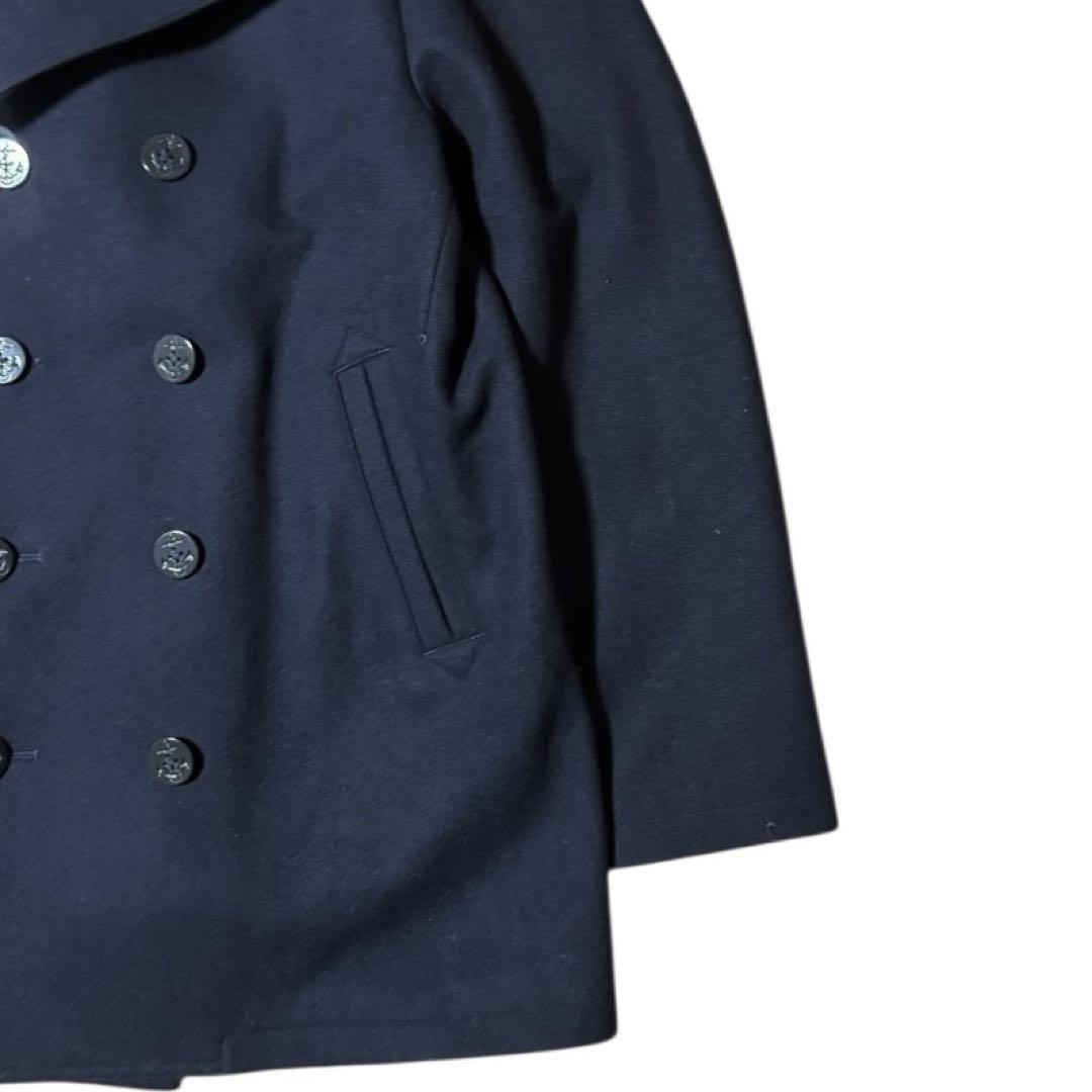 美品 Brooks Brothers ウール ピーコート ネイビー Lサイズ