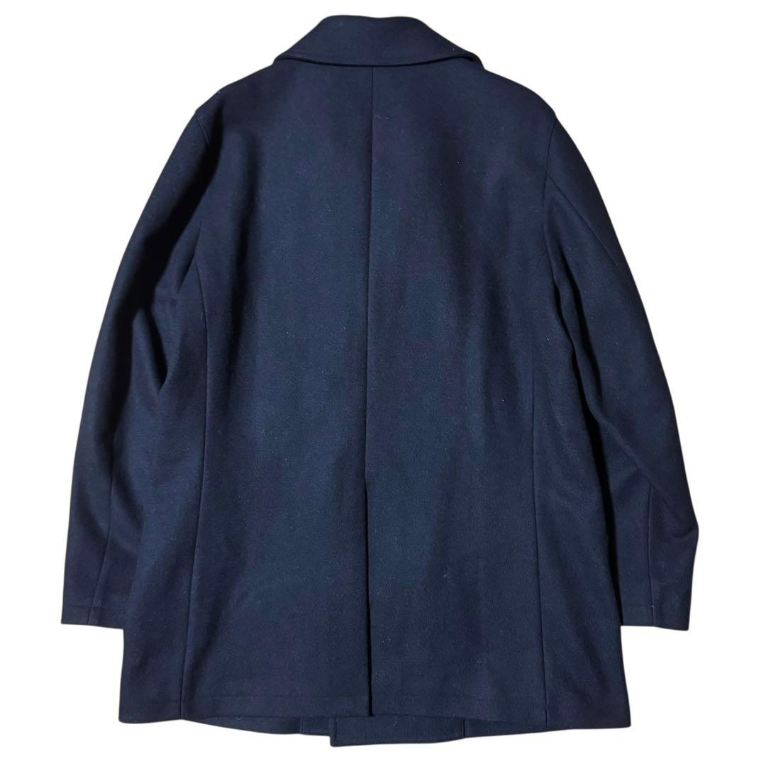 美品 Brooks Brothers ウール ピーコート ネイビー Lサイズ