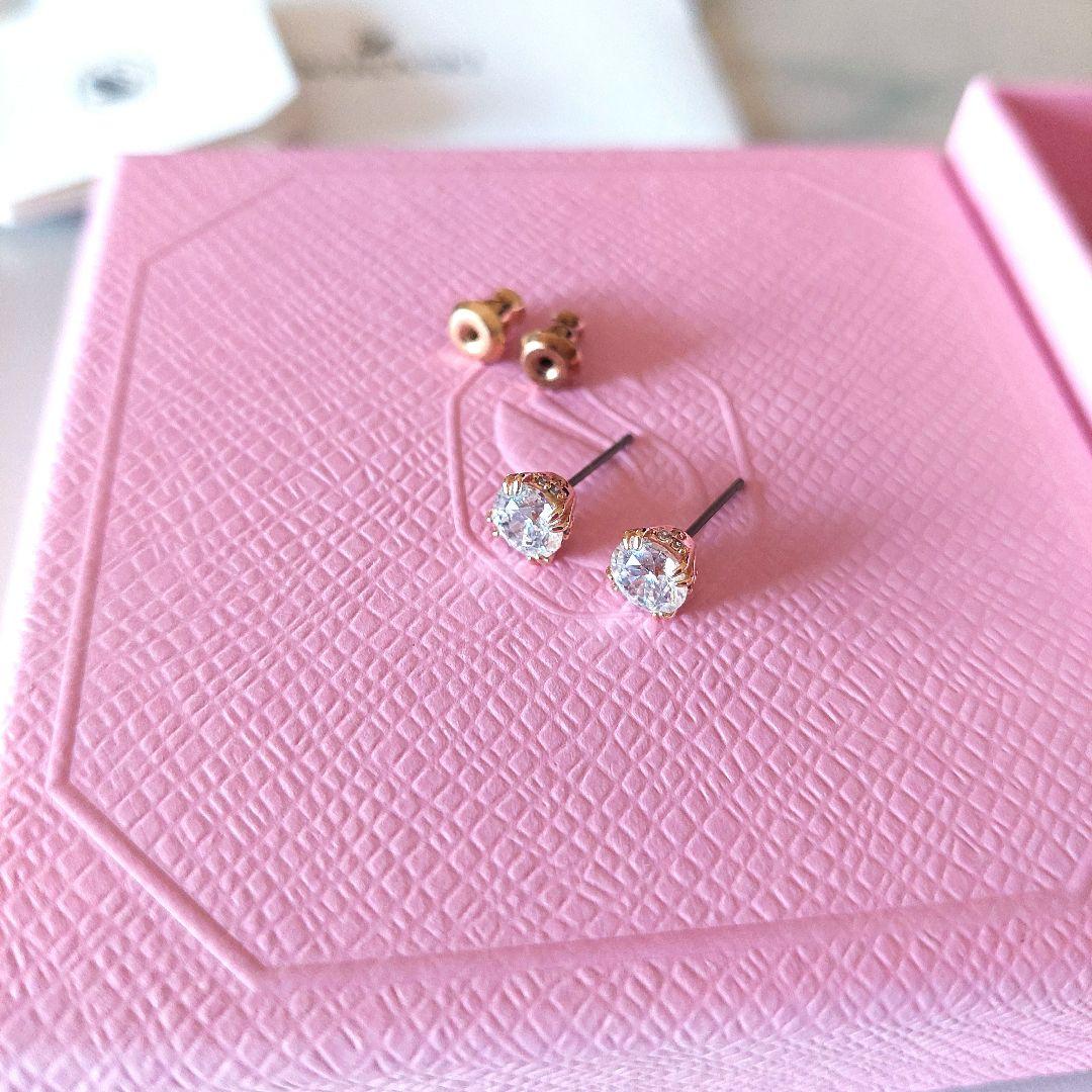 新品 保証書 SWAROVSKI Stilla ひと粒 ピアス スワロフスキー