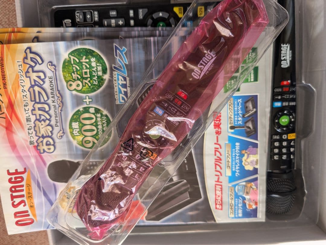 ON STAGE PK-NE01W ワイヤレスカラオケシステム