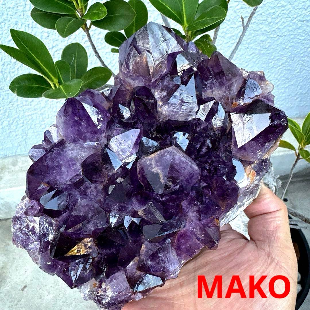 M1788☆アメジストクラスター1.5Kg☆ブラジル産☆天然石☆N50905