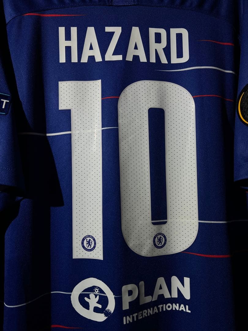 【正規品】アザール＃１０チェルシー１８／１９EL決勝仕様 (H)