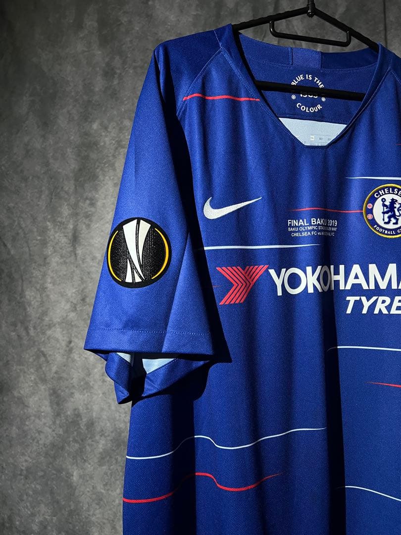 【正規品】アザール＃１０チェルシー１８／１９EL決勝仕様 (H)