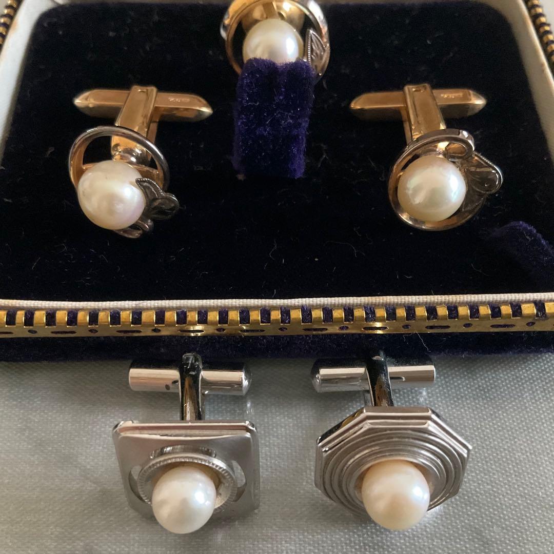 ネクタイピン カフスボタン おまとめ　菊花紋　ダンヒル　七宝焼(佐野登志子)他