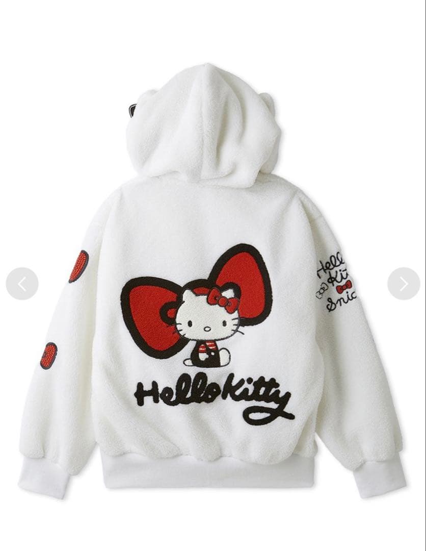 【新品・未使用】SNIDEL × ハローキティ コラボ ボアパーカー