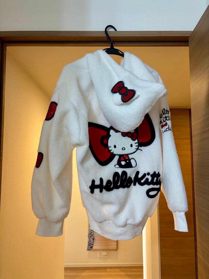 【新品・未使用】SNIDEL × ハローキティ コラボ ボアパーカー