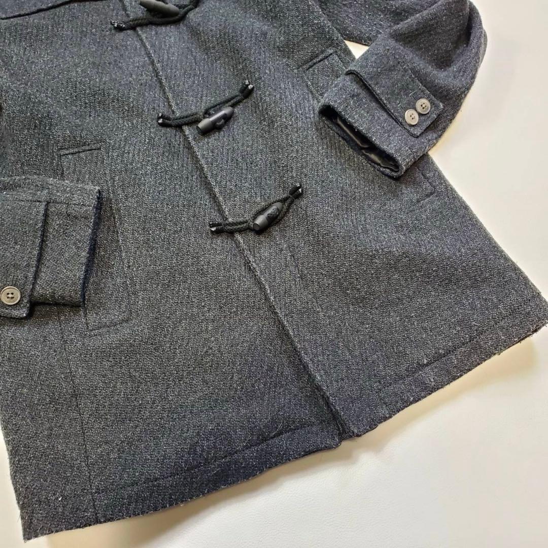 【希少】HUGO BOSS ダッフルコート ウール ブラック アウター