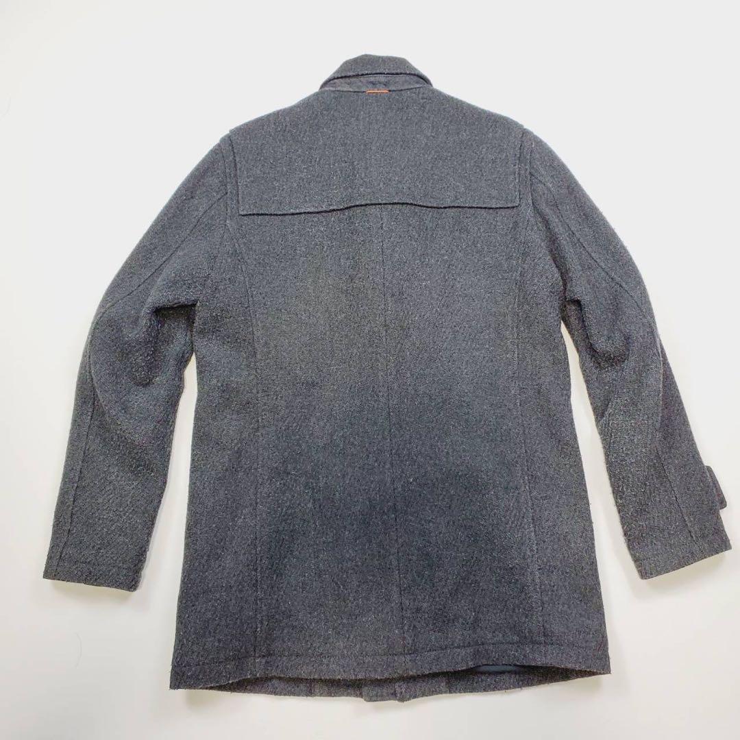 【希少】HUGO BOSS ダッフルコート ウール ブラック アウター