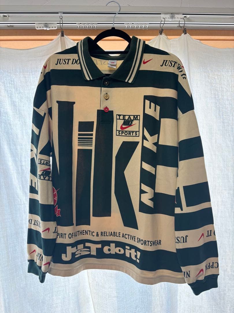 NIKE cactus plant flea market ロングスリーブポロ