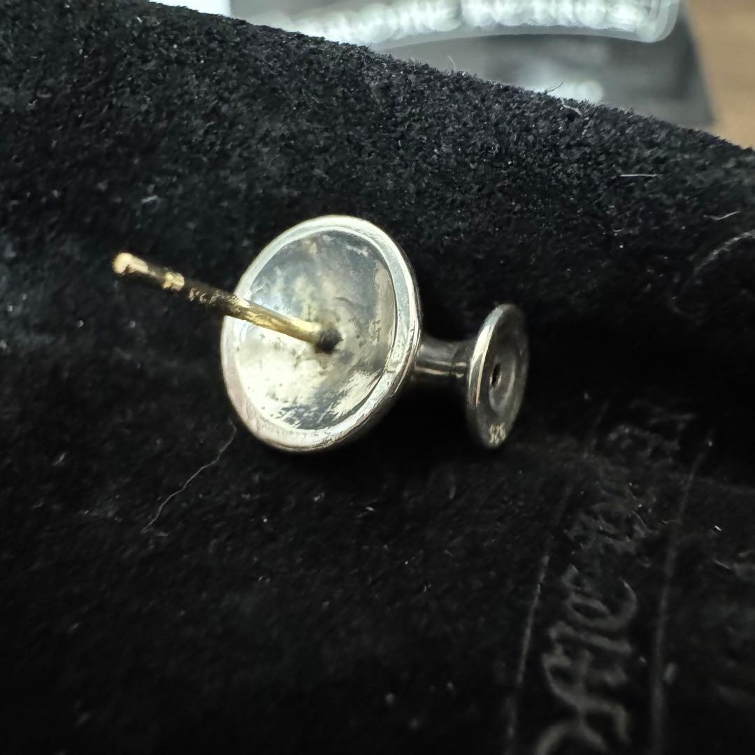 CHROM HEARTS クロムハーツ クロスボール ピアス シルバー