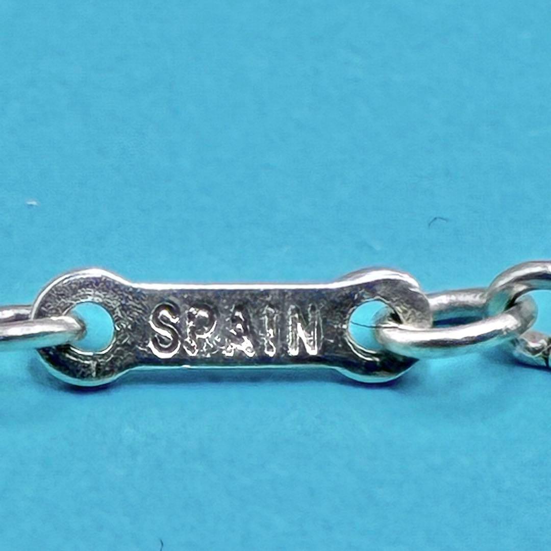 【美品】ティファニー ネックレス チェーンのみ 42cm シルバー SPAIN