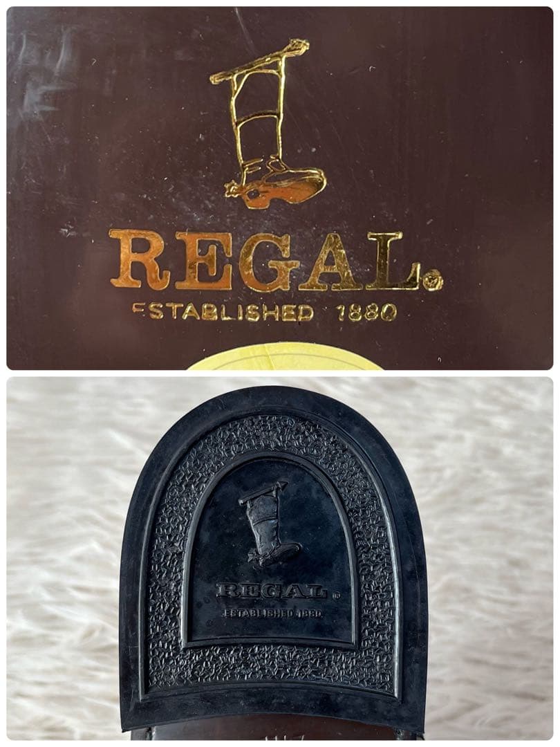 【新品未使用】リーガル　2504 プレーントゥ　レザーシューズ