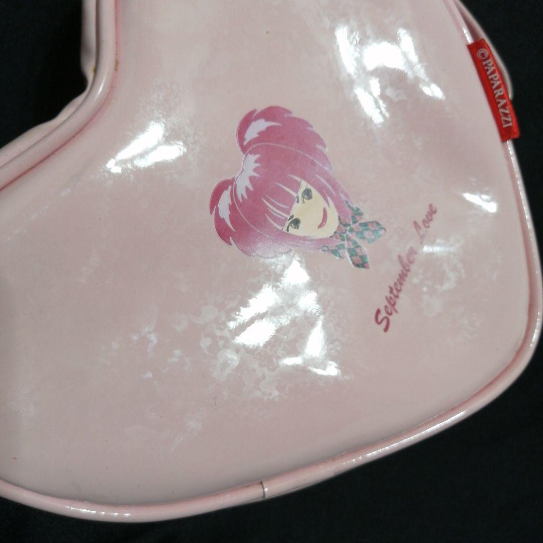 激レア　SHAZNA IZAM　エナメル　ハート型　ポーチ