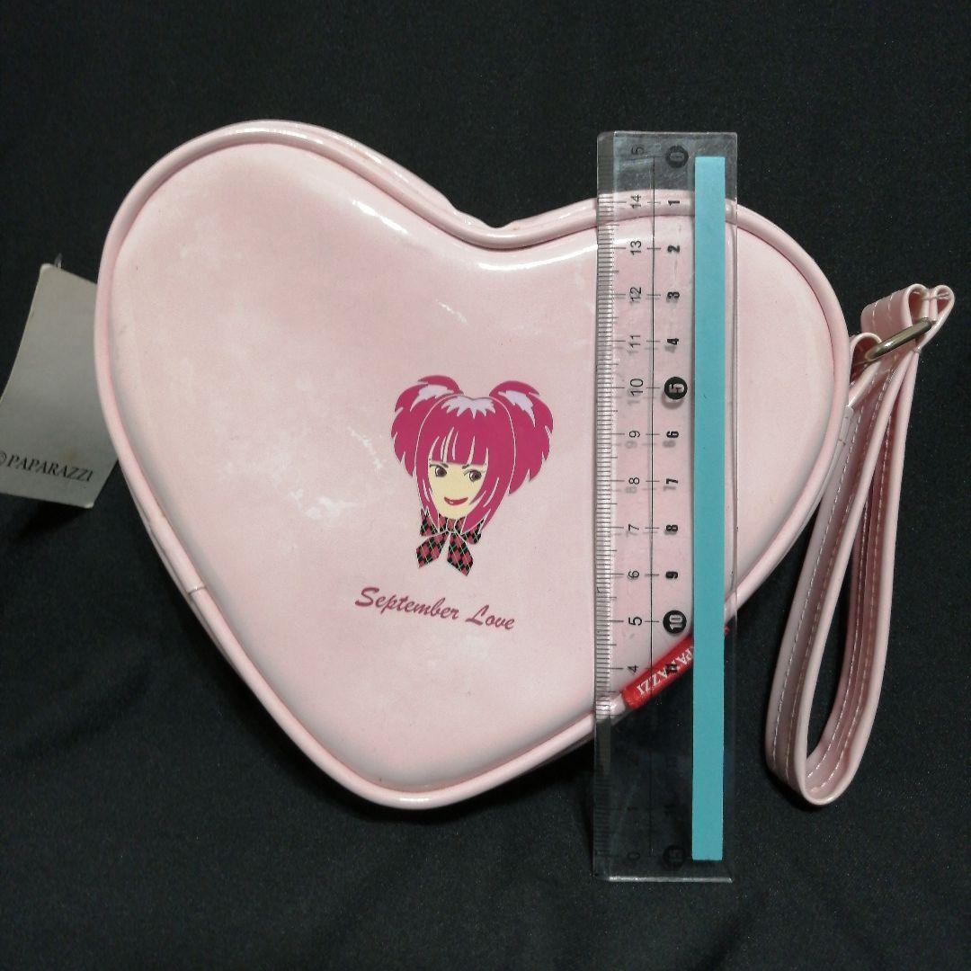 激レア　SHAZNA IZAM　エナメル　ハート型　ポーチ