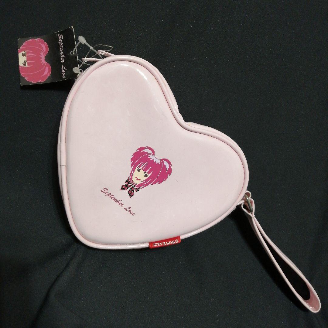 激レア　SHAZNA IZAM　エナメル　ハート型　ポーチ