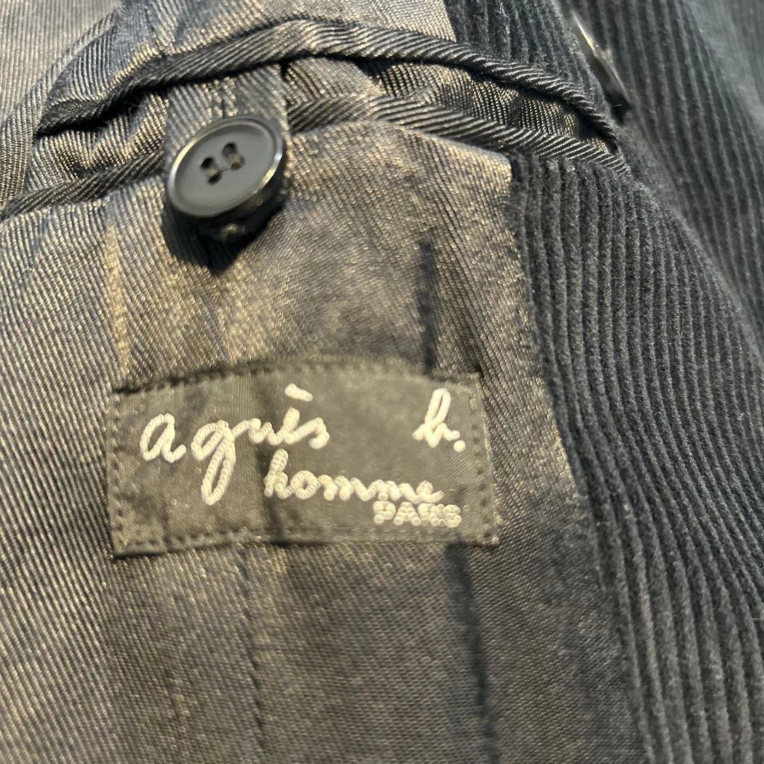 agnes b. homme アニエスベーオム　コーデュロイ　ピーコート