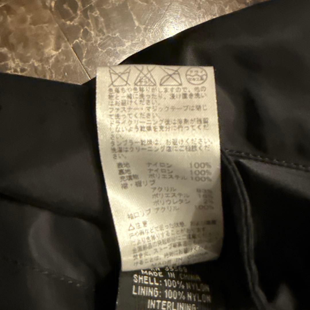 黒 MA-1 フライトジャケット オレンジ裏地