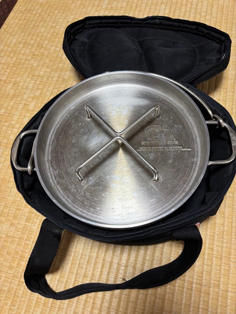 G'z G-ステンレス(SOTO)ダッチオーブン 10インチ収納ケース付