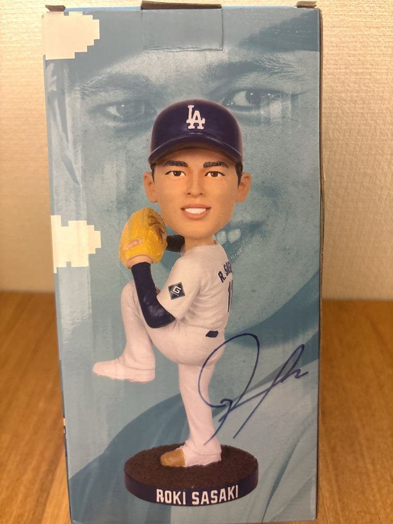 佐々木朗希 ボブルヘッド　8/4 来場　ナンバー入り
