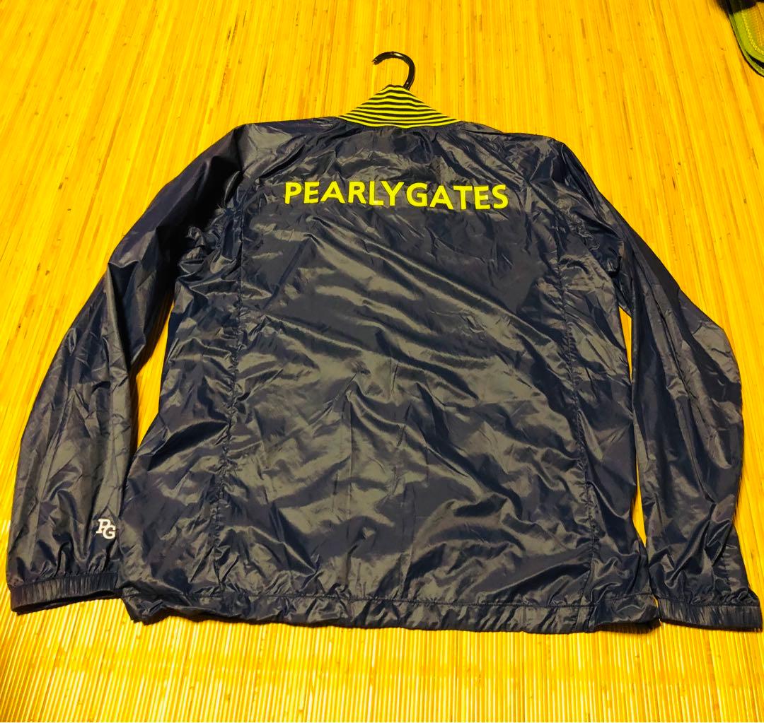 ★ パーリーゲイツ ツインスニード 保温/防寒 メンズ ブルゾン 黄 紺