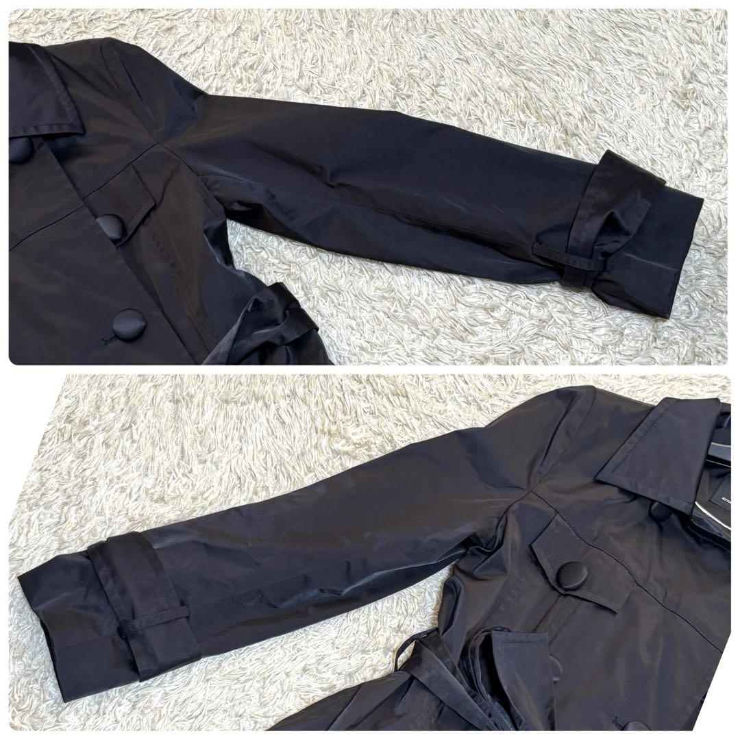 大きいサイズ　極希少　美品　23区　Aライン　ベルト　トレンチコート　フリル　L