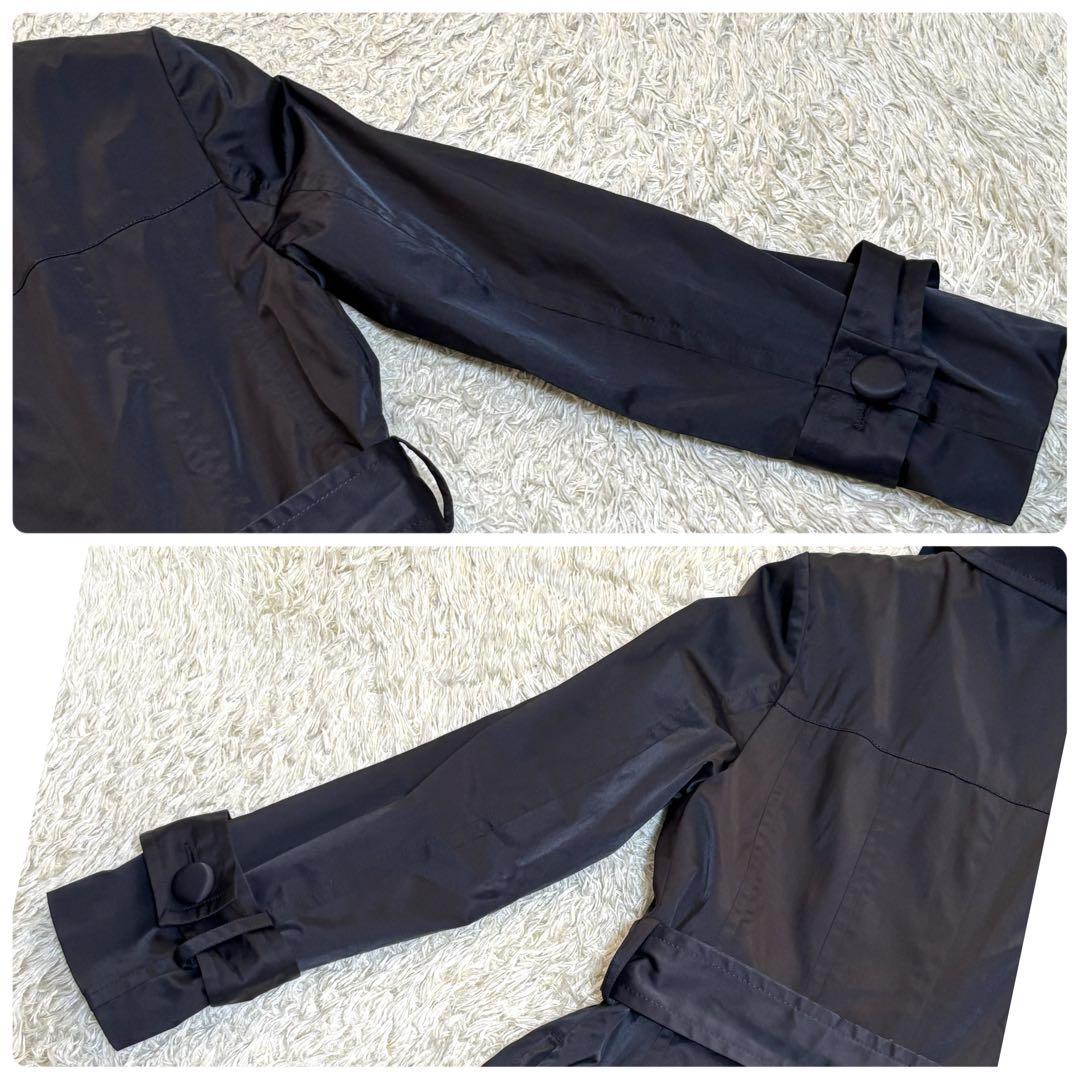 大きいサイズ　極希少　美品　23区　Aライン　ベルト　トレンチコート　フリル　L