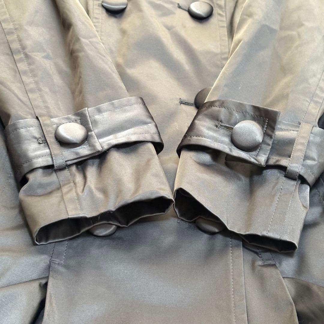 大きいサイズ　極希少　美品　23区　Aライン　ベルト　トレンチコート　フリル　L