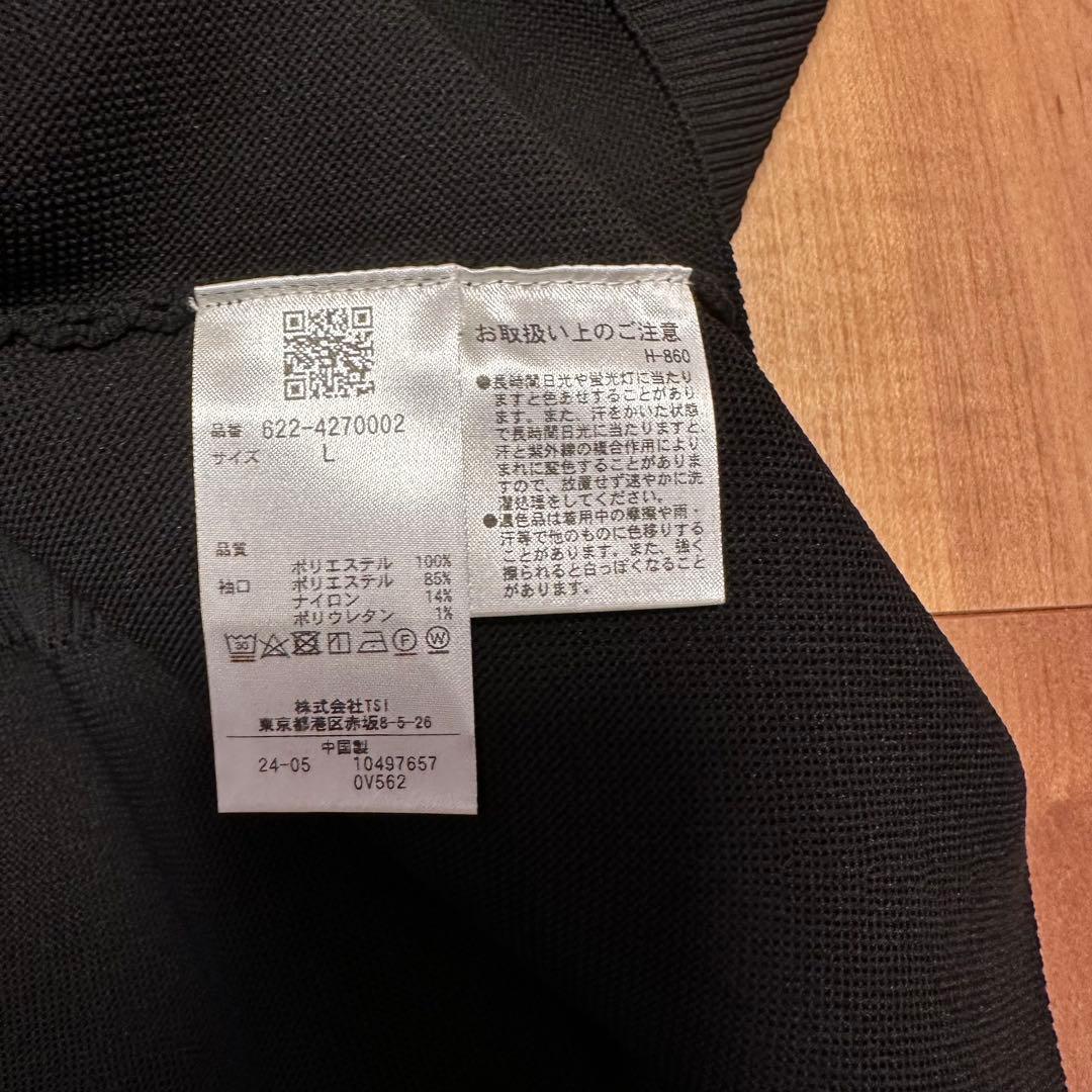 ping 長袖　ペプラム　ハイネック　セーター　春秋　ブラック　ゴルフウェア