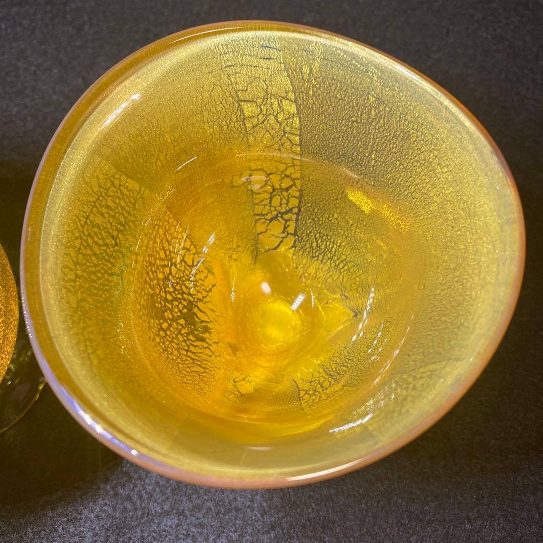 薩摩 宮澤裕明 吹きガラス 硝子 グラス ペアグラス