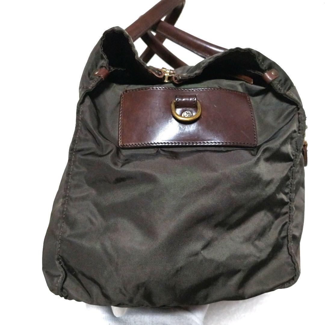 【美品】Felisi フェリージ P4 ナイロン×本革 2way ボストンバッグ