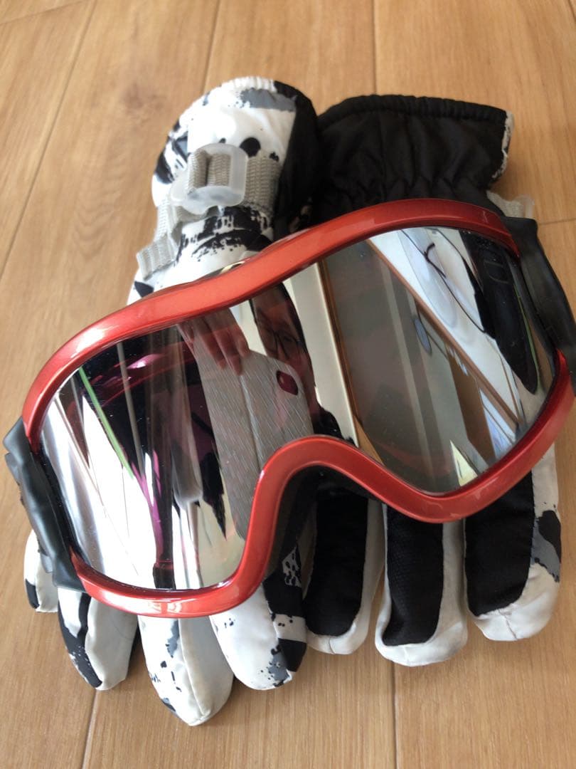 スノーボード一式セット　ゴーグルグローブ付　梱包積み　バラ不可