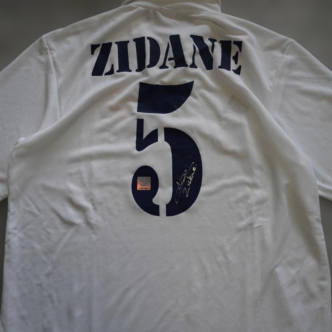 02/03 adidas レアル　マドリード　ジダン　直筆サイン　ユニフォーム