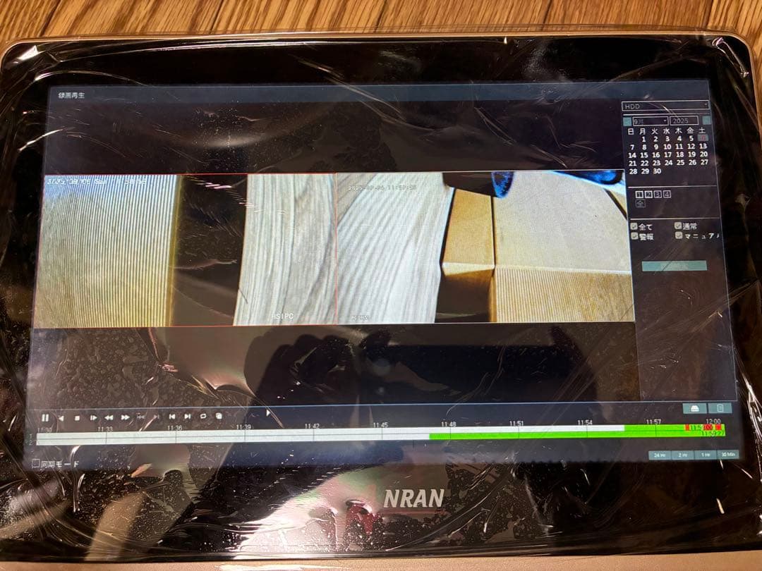 ANRAN POE モニタ付きレコーダー1080P2台