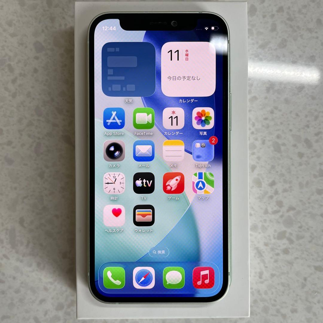 美品 Iphone12mini 128gb simフリー バッテリー交換100％