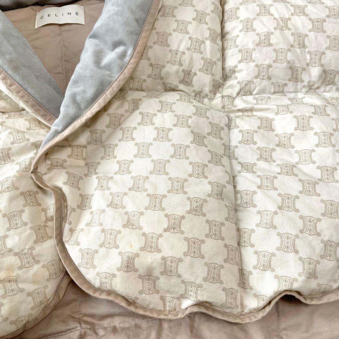 CELINE セリーヌ マカダム柄 男女兼用 肩掛け ショート 西川ダウンベスト