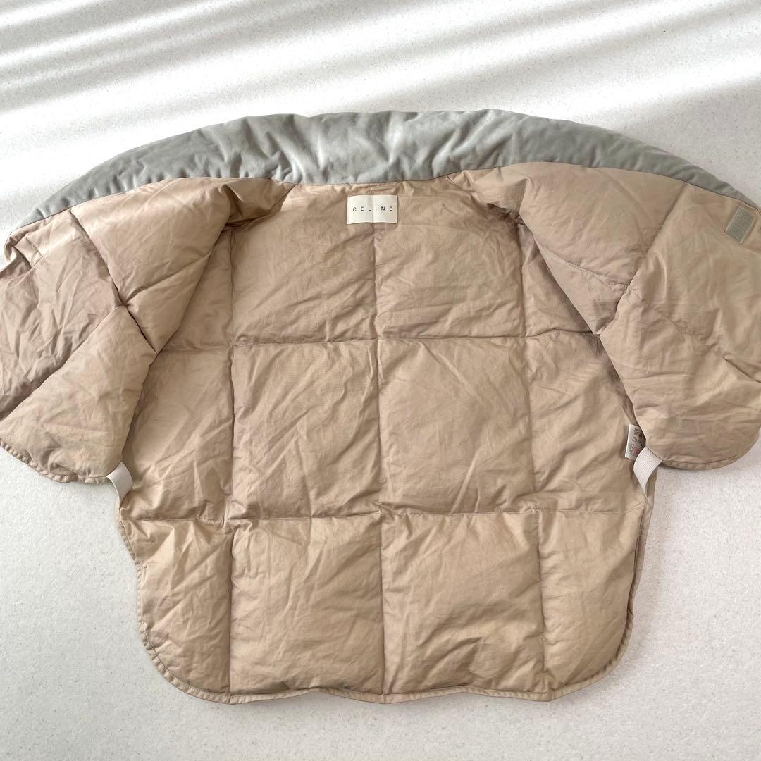 CELINE セリーヌ マカダム柄 男女兼用 肩掛け ショート 西川ダウンベスト