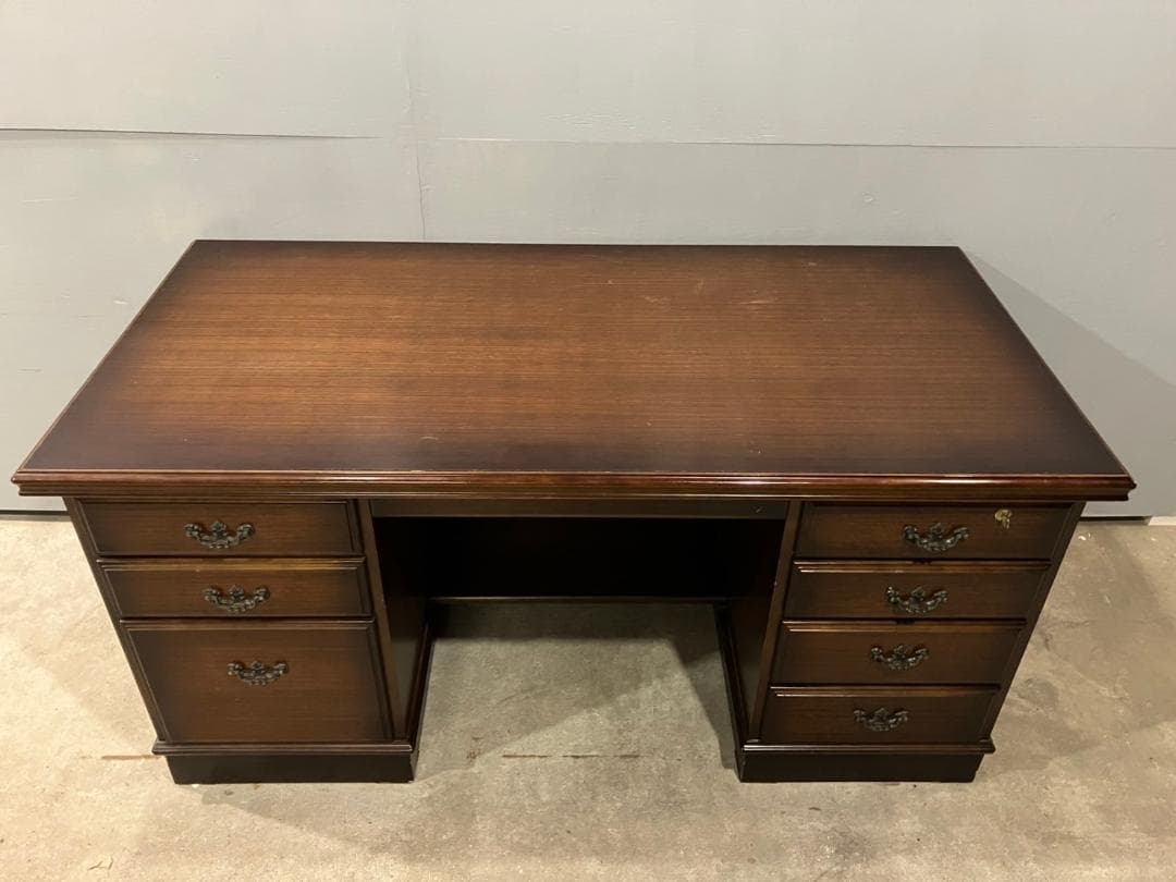 『karimoku』カリモク 両袖机 エグゼクティブデスク 書斎机 ワークデスク