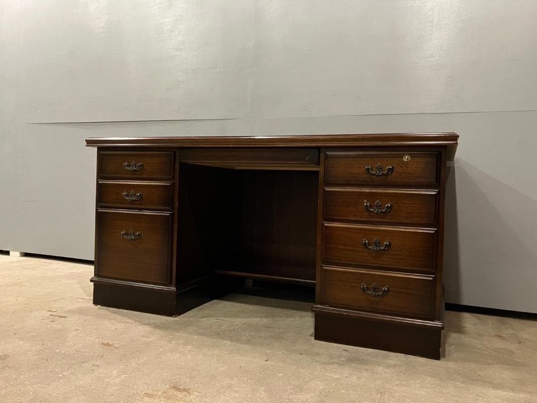 『karimoku』カリモク 両袖机 エグゼクティブデスク 書斎机 ワークデスク