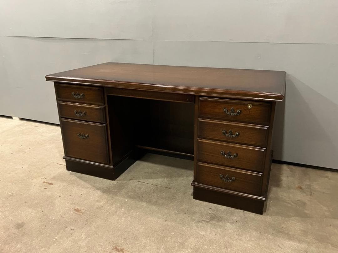 『karimoku』カリモク 両袖机 エグゼクティブデスク 書斎机 ワークデスク