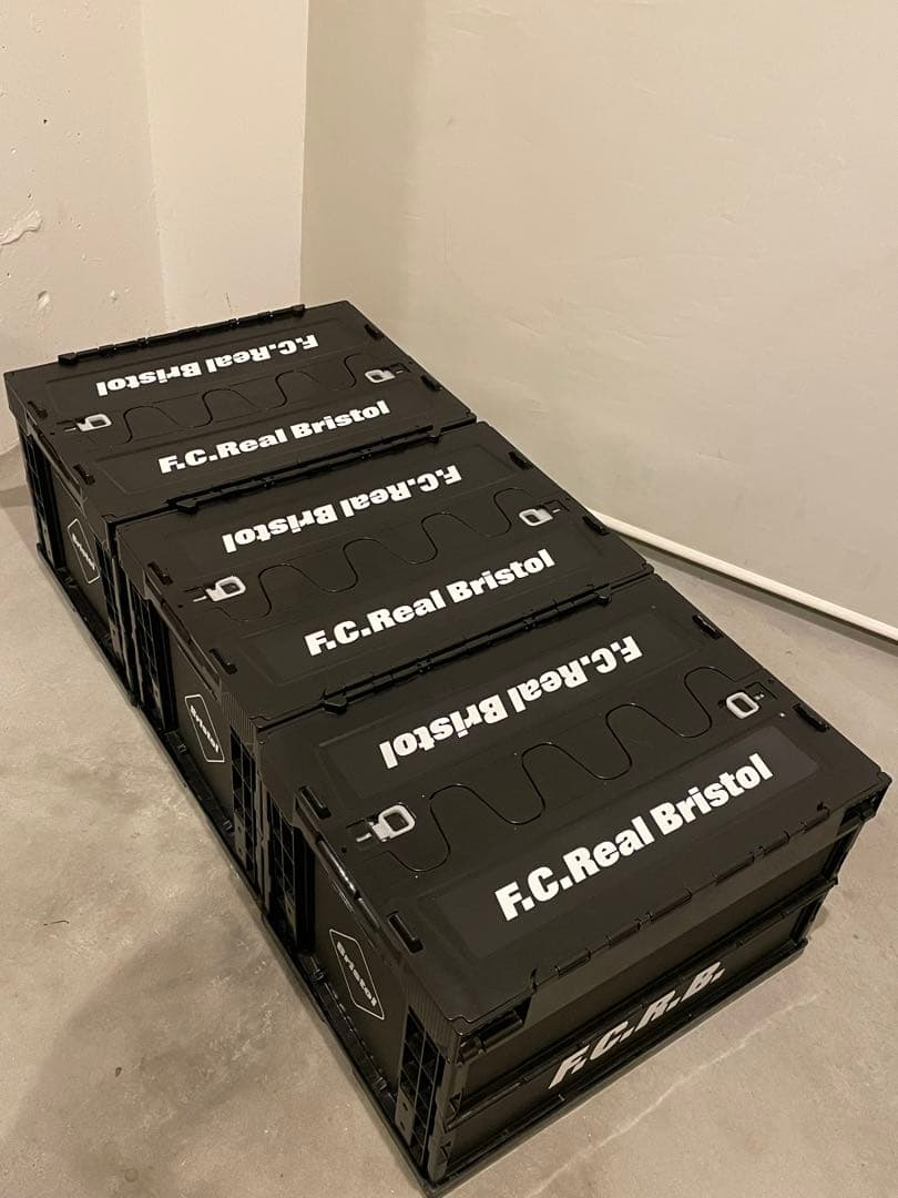 【3個セット】F.C.Real Bristol FCRB コンテナ ボックスBK