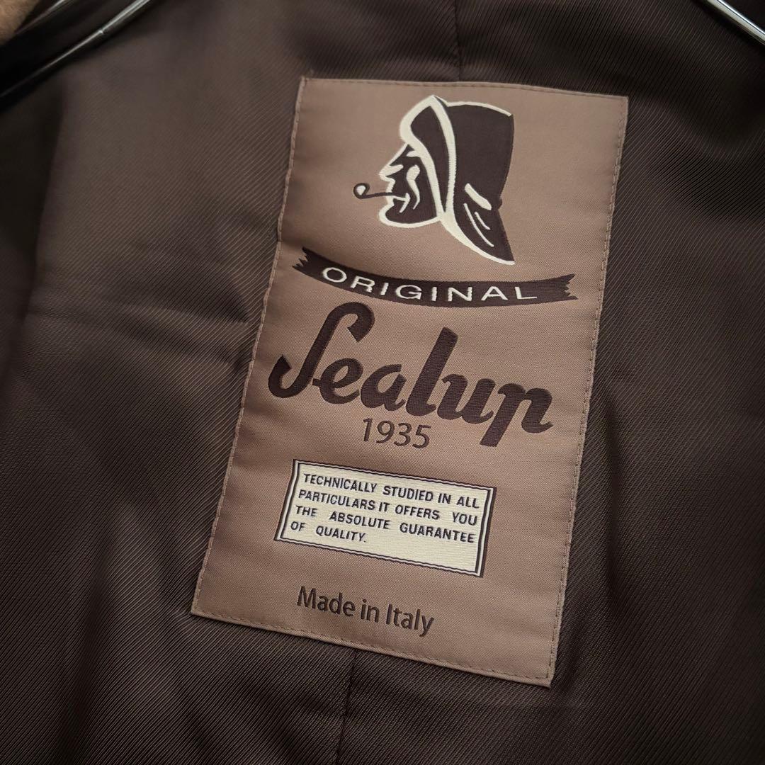 【美品✨】SEALUP GEVOVA メルトン ロングPコート 名作　48