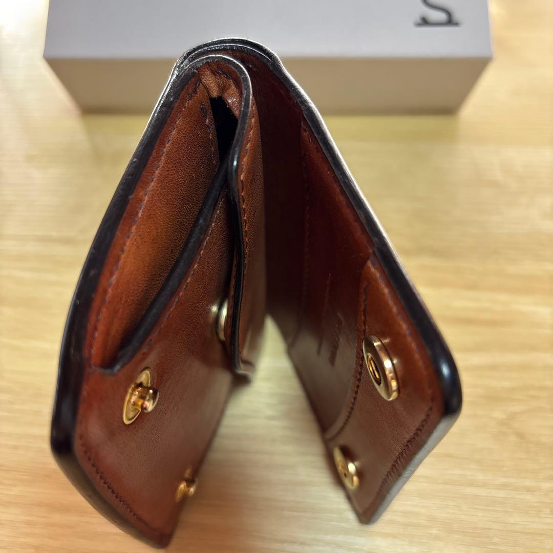 WILDSWANS ダークステイン　二つ折り財布