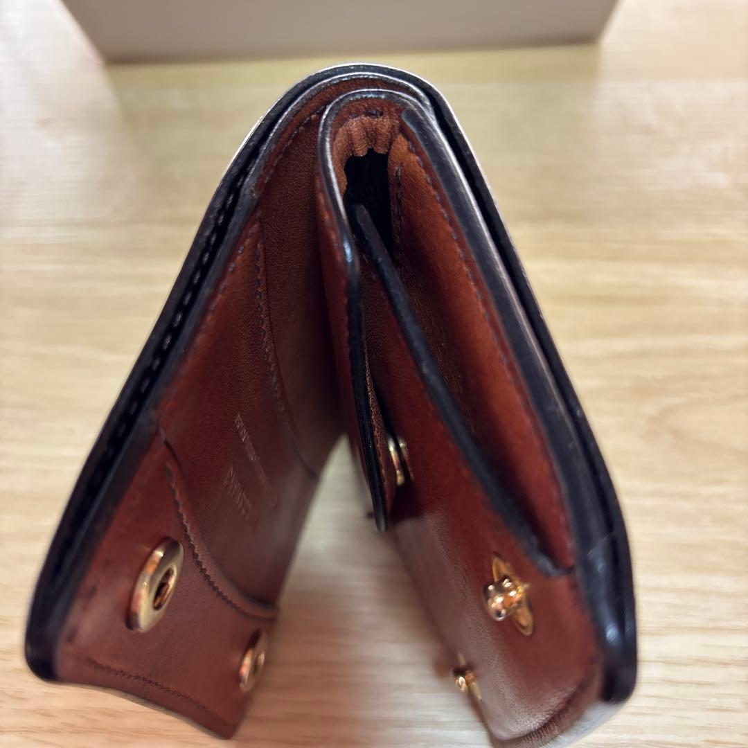WILDSWANS ダークステイン　二つ折り財布